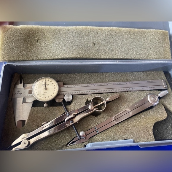 Mitutoyo 6in dial machinist set - Picture 5 of 5